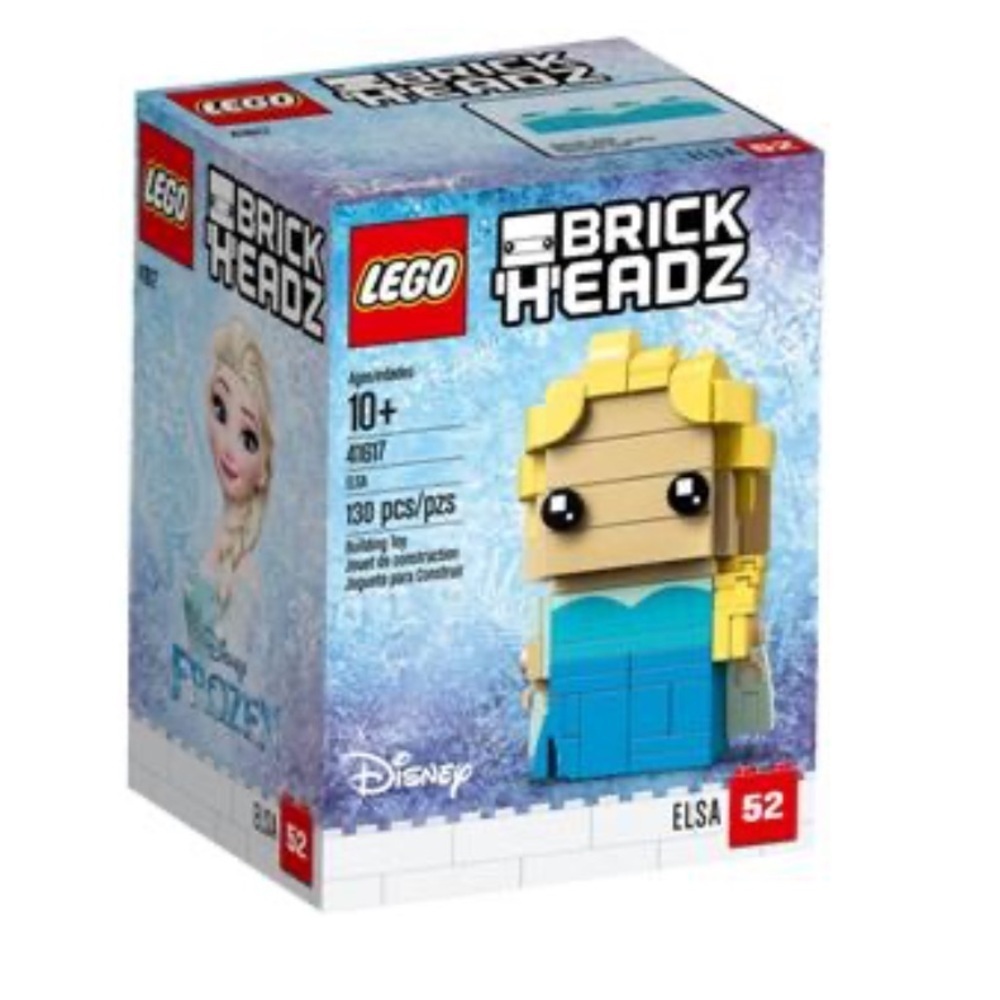 Lego Brick Headz Disney Elsa set 41617 new in sealed box 130 pieces retired rare